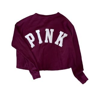 Women’s extra small Victoria’s Secret pink thermal sleepwear lightly loved